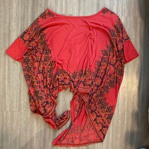 Free people flowy top, size S